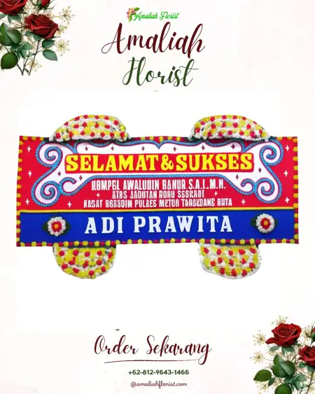 Papan Bunga Ucapan Selamat Rawa Burung